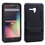 Wholesale Alcatel OneTouch Fierce XL 5054 Hard Shield Hybrid Case (Black)